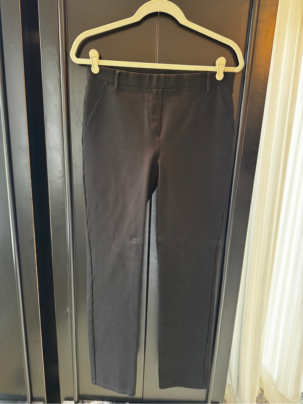 Quince Women's Ultra-Stretch Ponte Straight Leg Pants